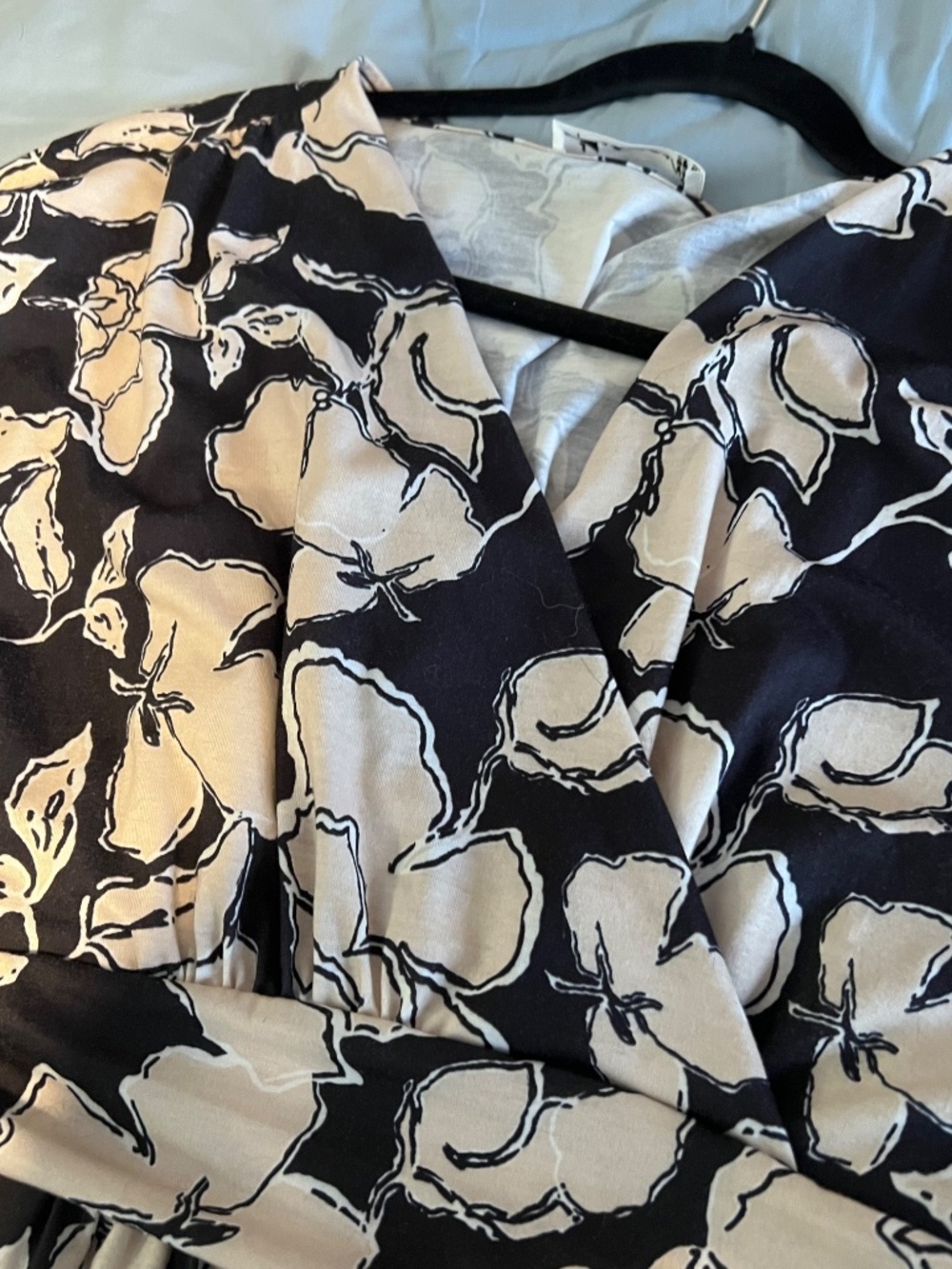 Faux wrap around dress, high waisted - Picture 3 of 6